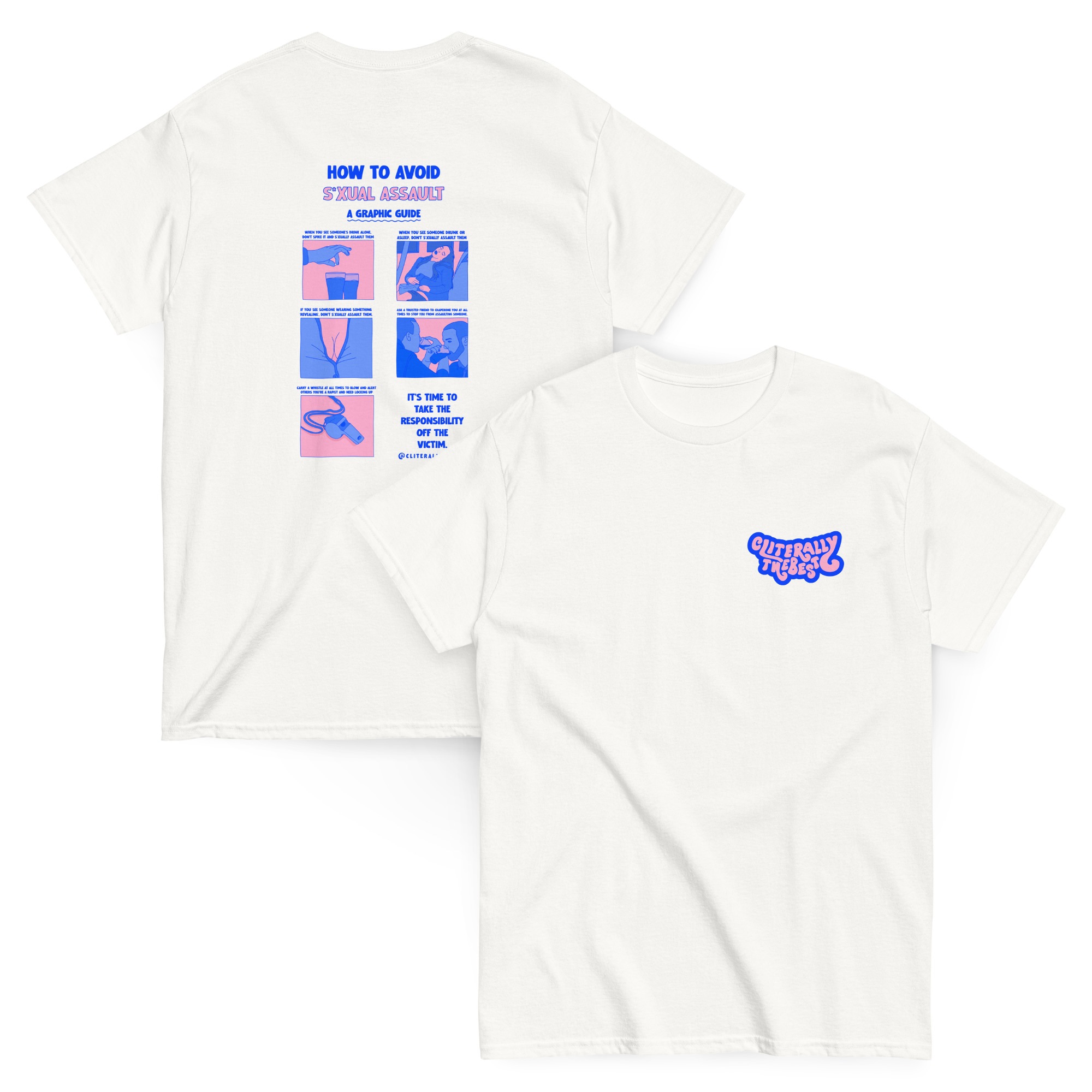 ‘No More Victim Blaming’ Sex Positivi-tee